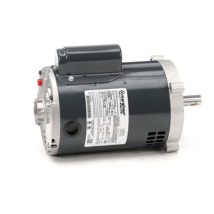 Oil Burner Motor, Single Phase Capacitor Start, 3/4 HP, 3600 RPM, 115/208-230V U368