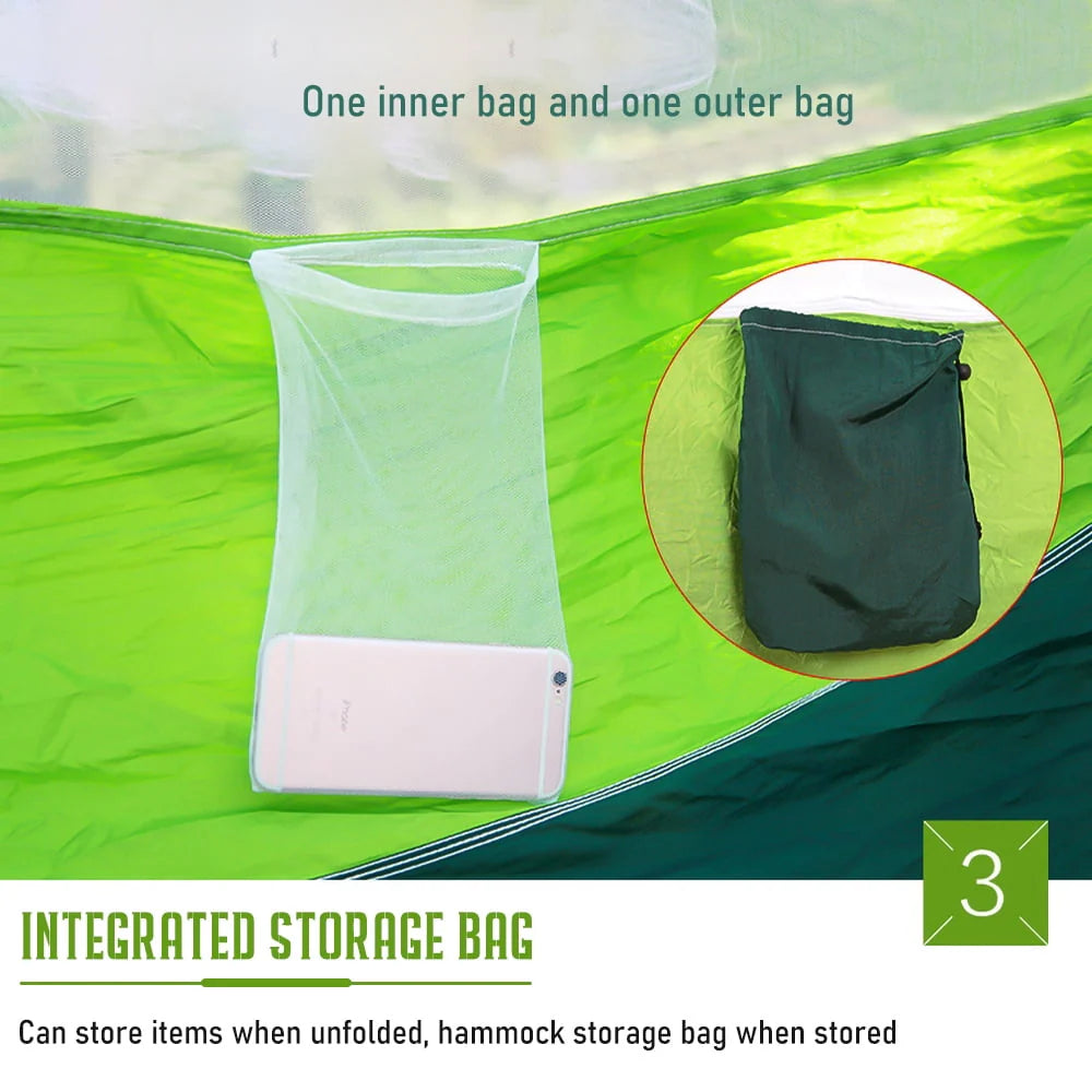 Camping Hammock with Mosquito Net 210T Nylon R28715