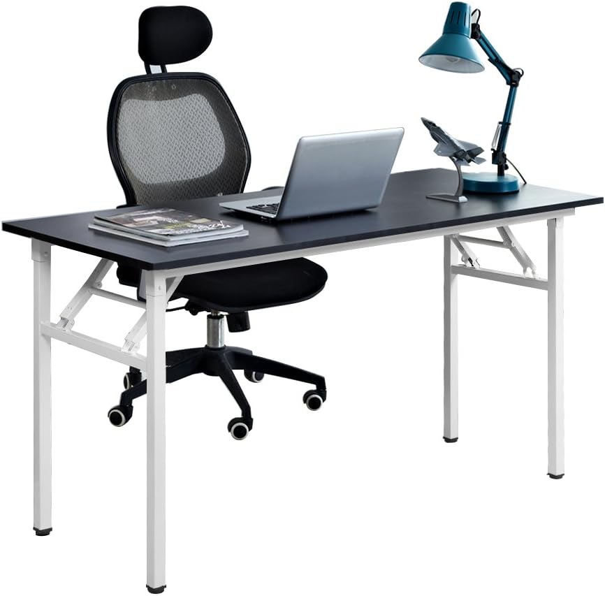 White Compact Folding Desk P2964