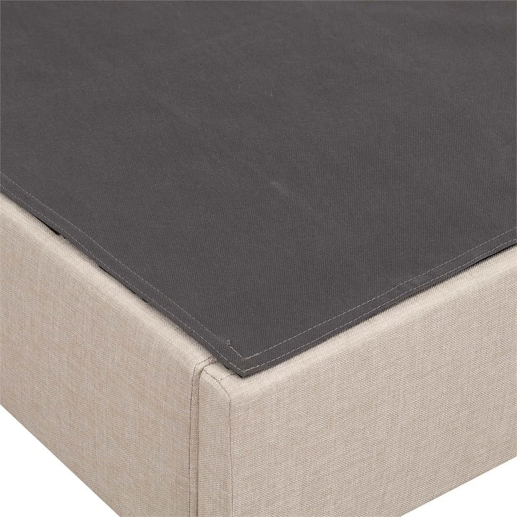 Natural Contemporary Full Platform Bed T5778