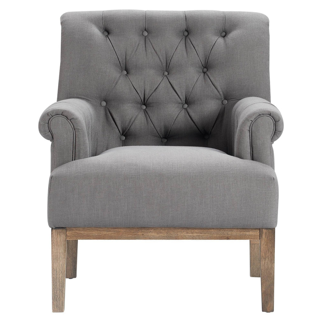 Gray Tufted Accent Chair S64126