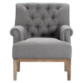 Gray Tufted Accent Chair S64126