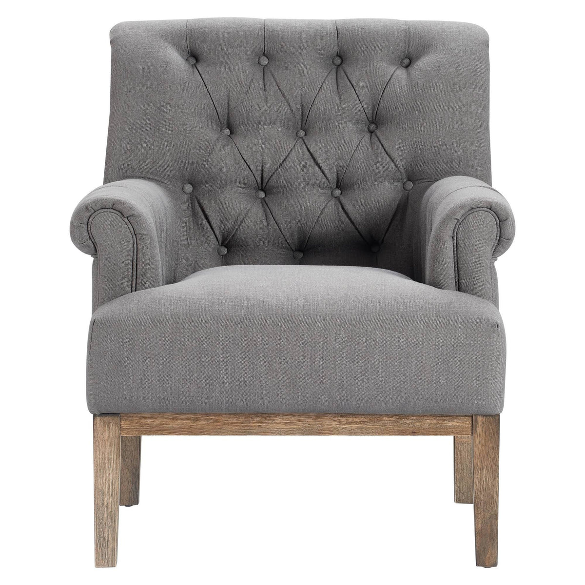 Gray Tufted Accent Chair S64126
