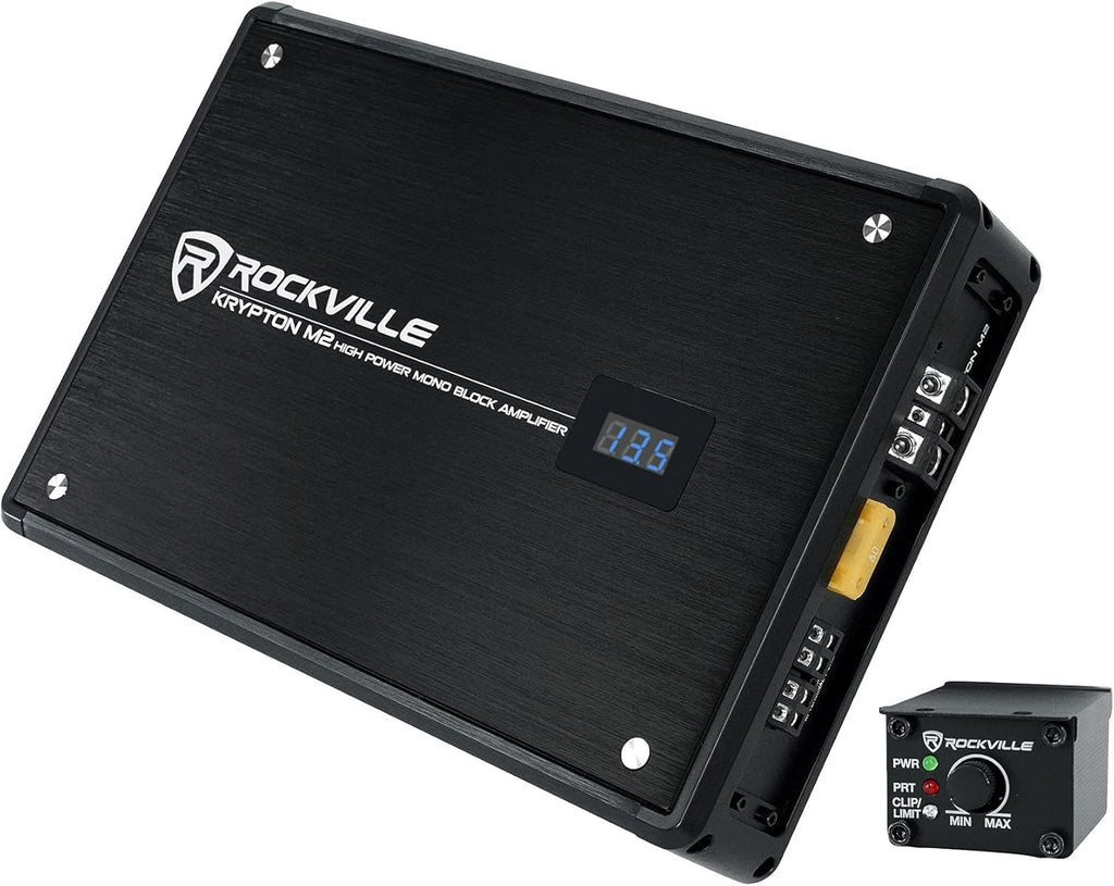 1400w Peak Mono Car Amplifier with Remote X474831