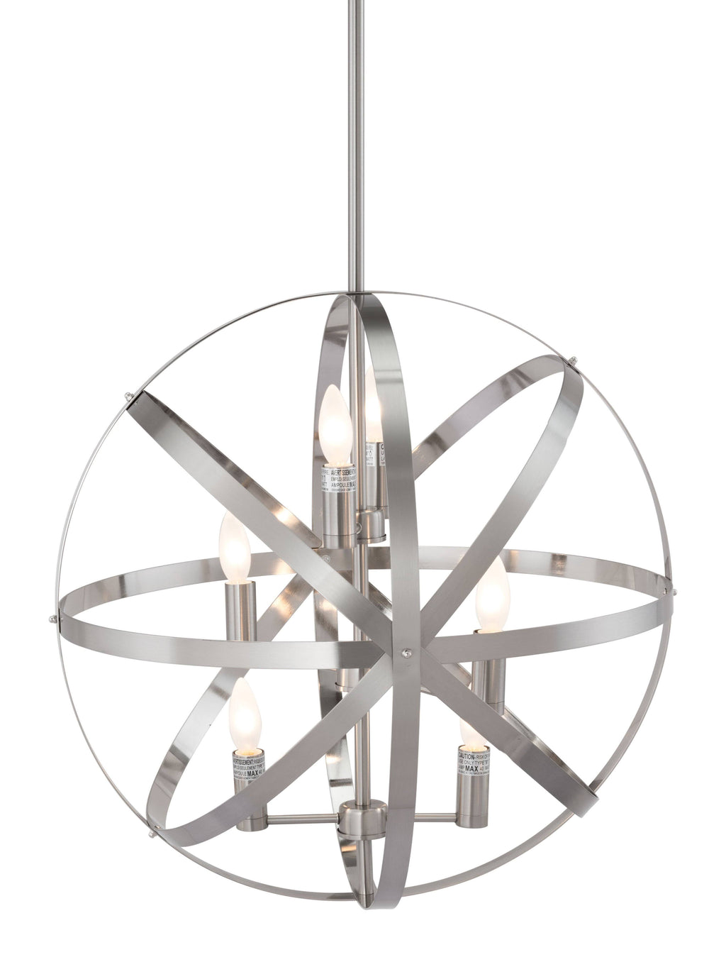 Satin Nickel Ceiling Lamp G812956
