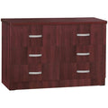 6 Drawer Engineered Wood Dresser in Mahogany O481850