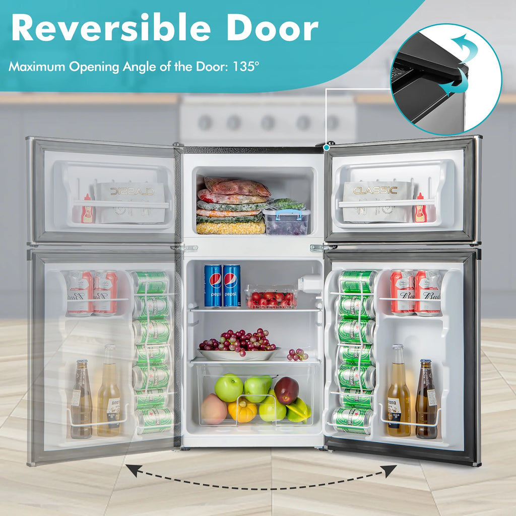 3.2 Cu.Ft Compact Mini Refrigerator with Freezer U954132