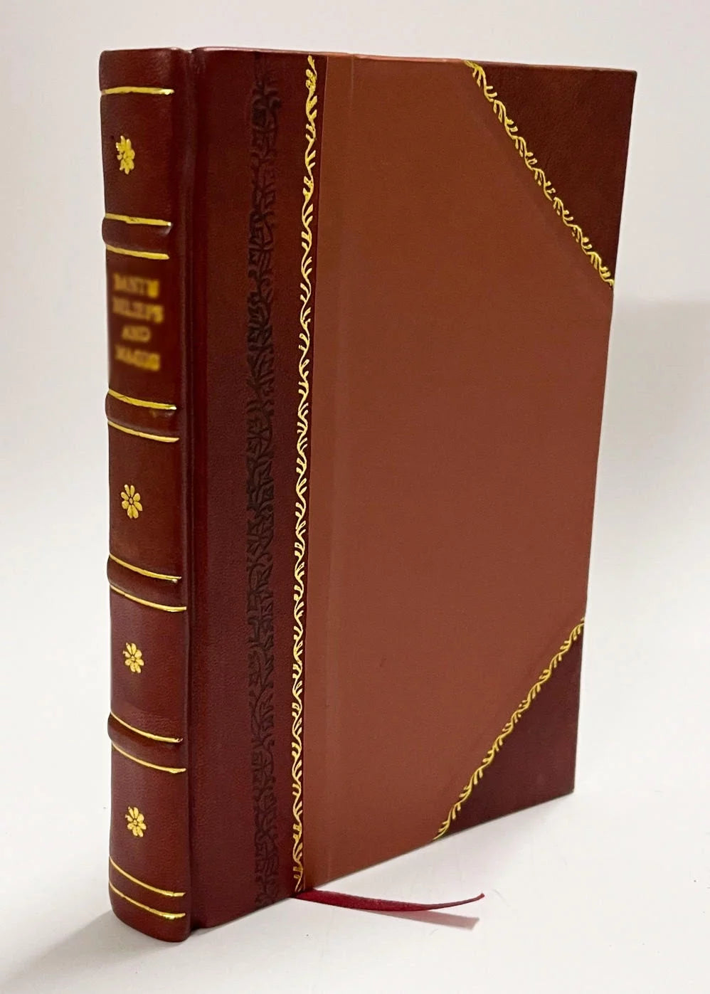 Bronze Dore Pyramidions Leather Bound D64845