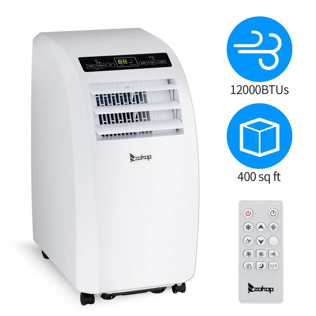 White Portable Air Conditioner Z896185