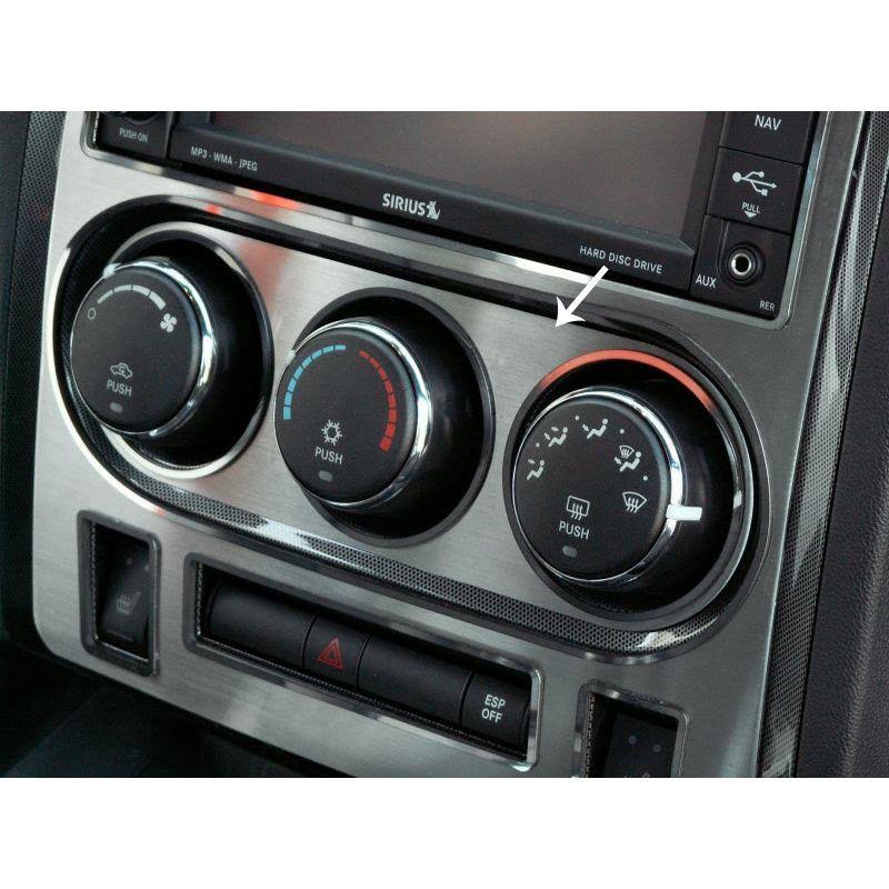 A/C Control Trim Plate B6649