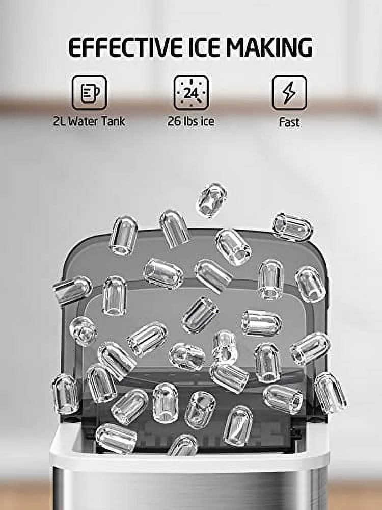 Countertop Portable Ice Maker Machine Self-Cleaning Q73676