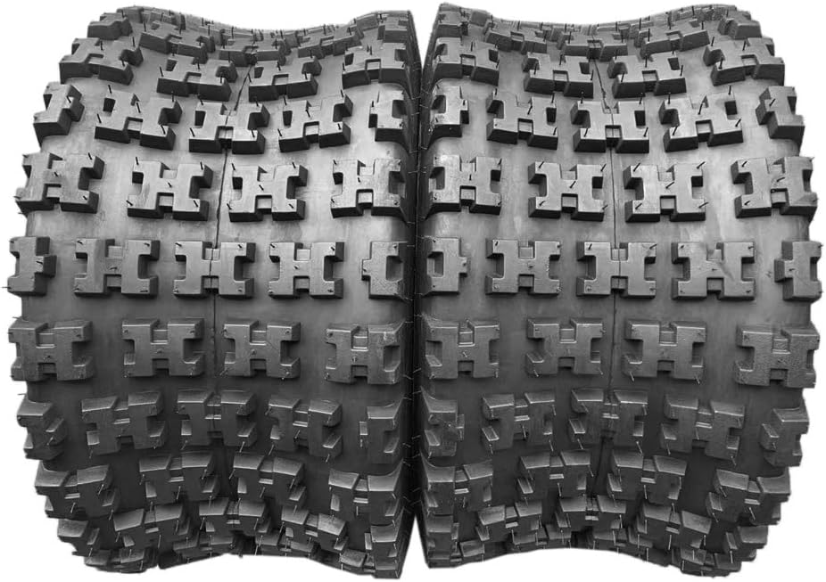 21x7-10 20x10-9 ATV Tires Set of 4 Tubeless All Terrain 4Ply H965