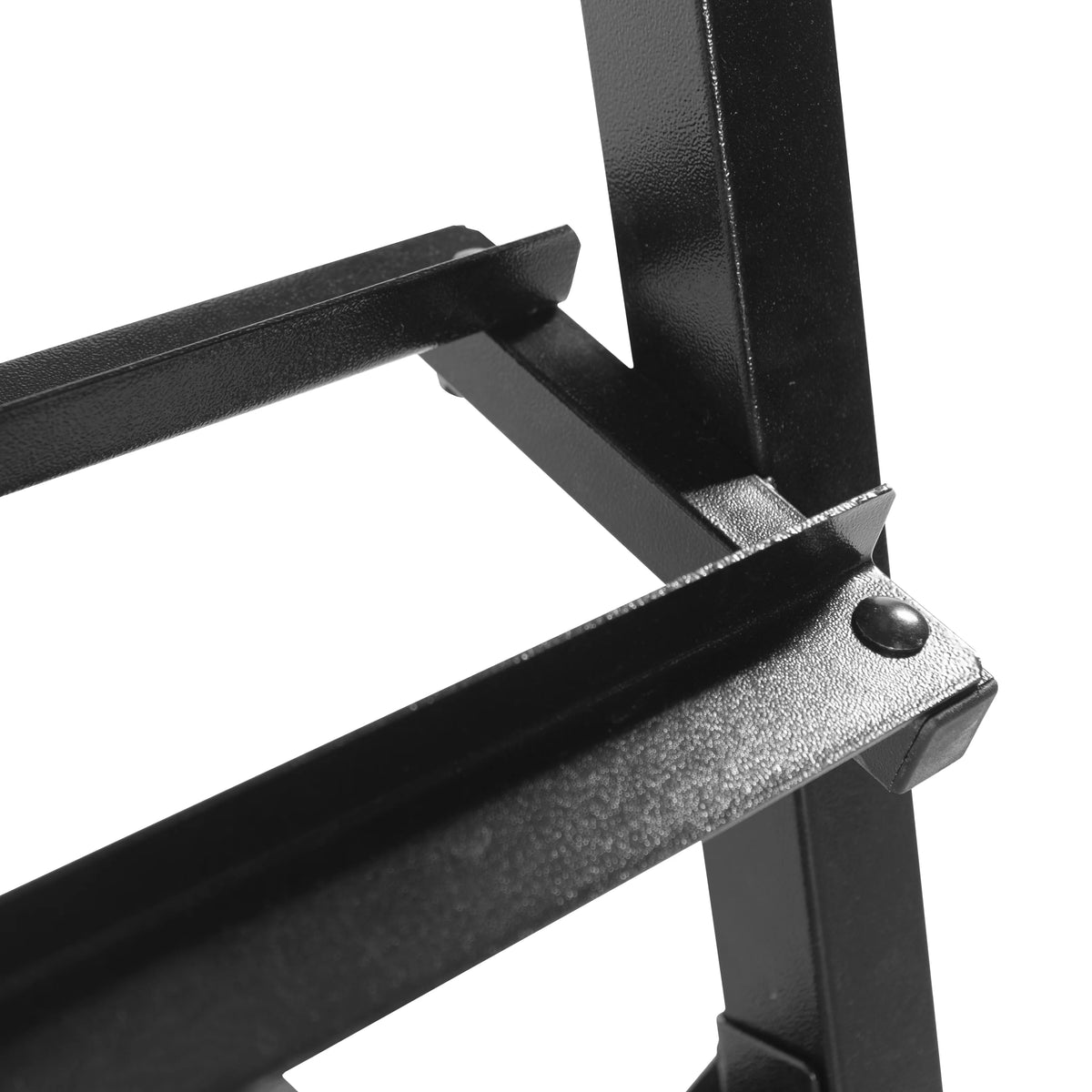 Black 3-tiered Dumbbell Storage Rack L85633