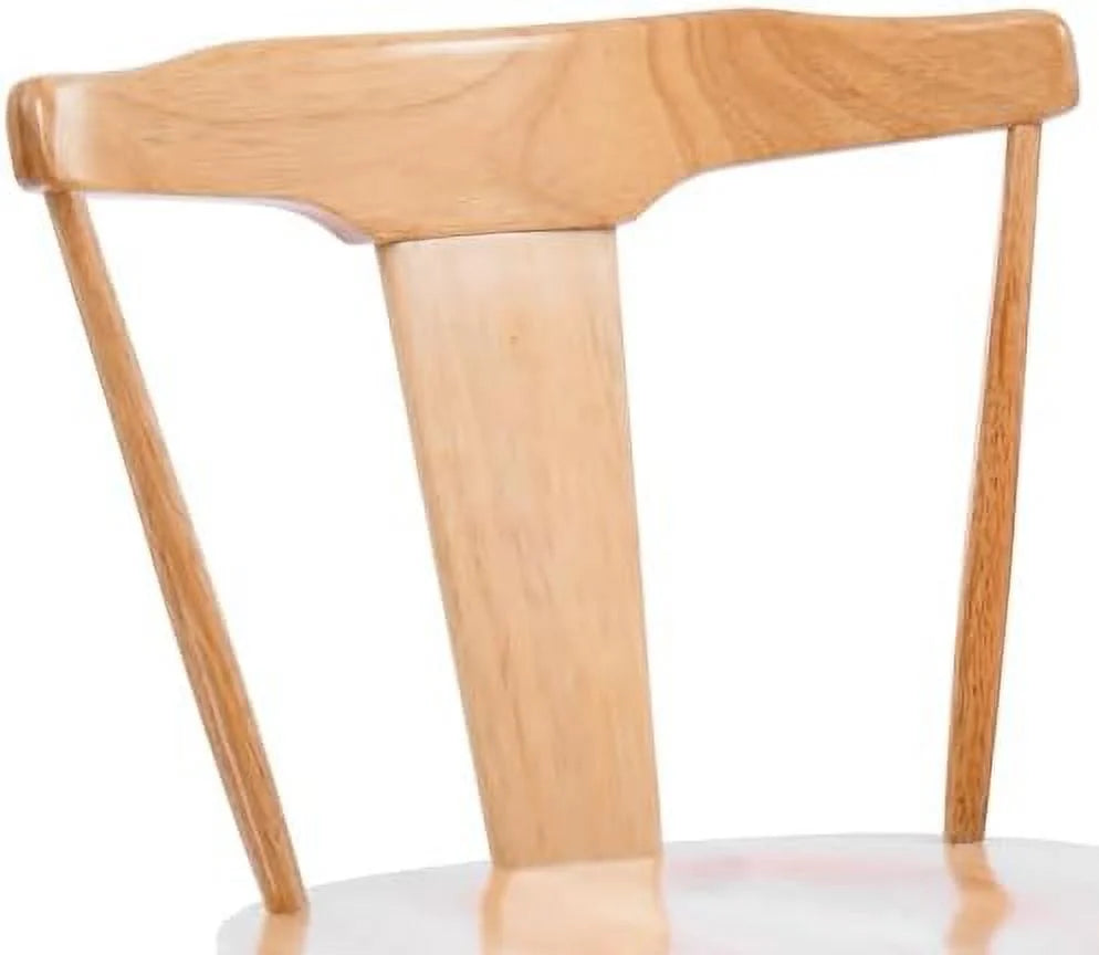 White Oak Wood Dining Chairs Set of 2 W61168