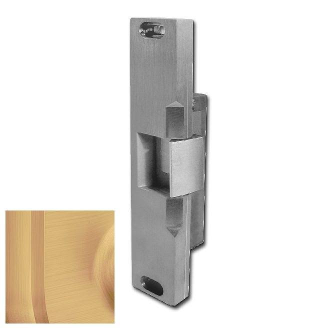 Satin Bronze Fail Safe Electric Strike with Latchbolt and Locking Cam Monitor B8341