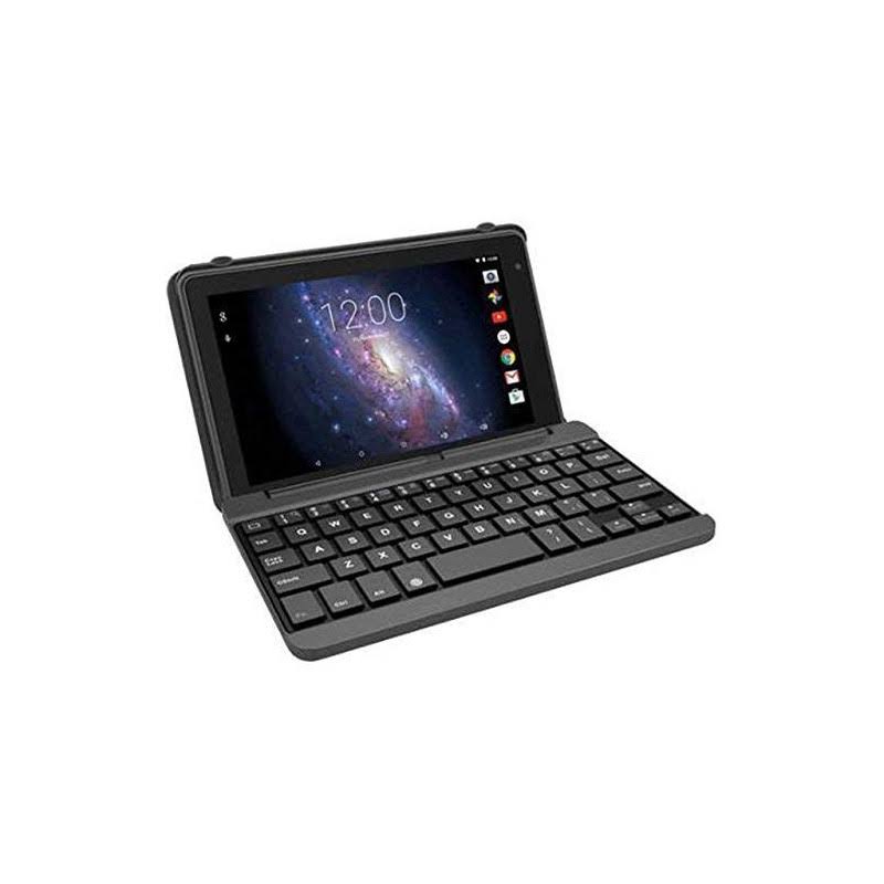 7 Voyager Pro Tablet w/ Keyboard Case Quad Core 16GB Android 5.0 Lollipop Black O7352