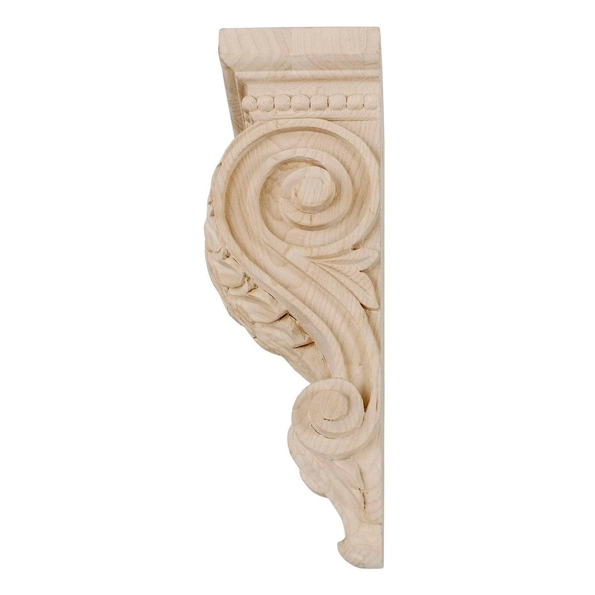 Unfinished Solid Alder Wood Corbel N2058