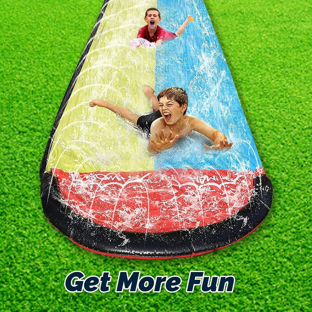 15.5ft Inflatable Water Slide with Sprinklers E590