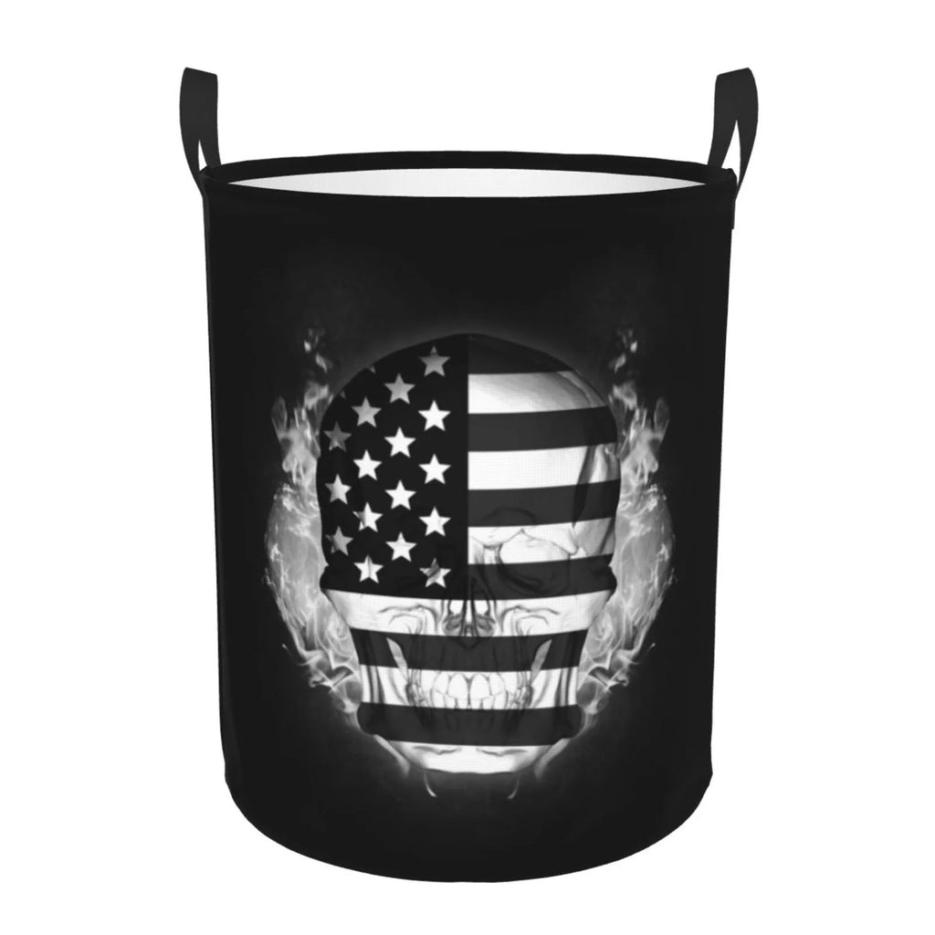 Collapsible 62L Black Laundry Basket M6881