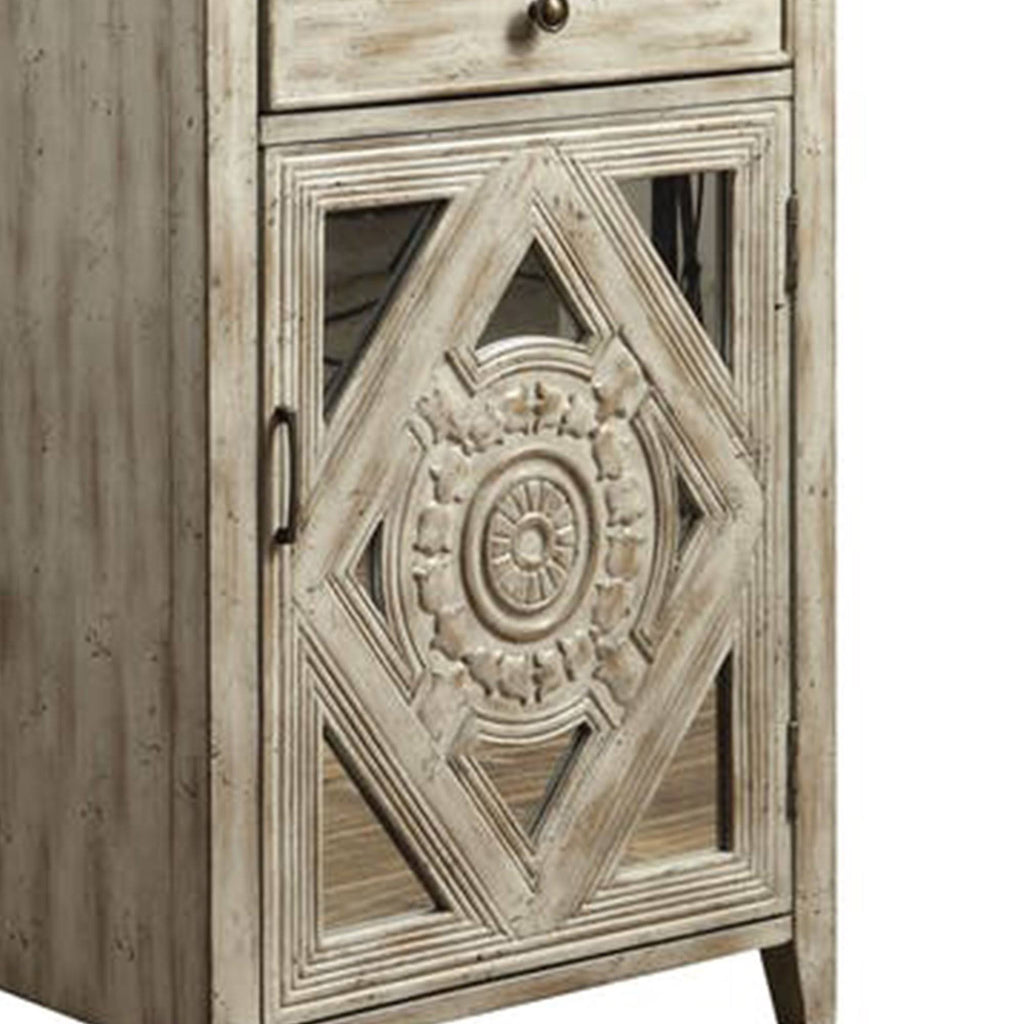 Antique White Side Table H38348