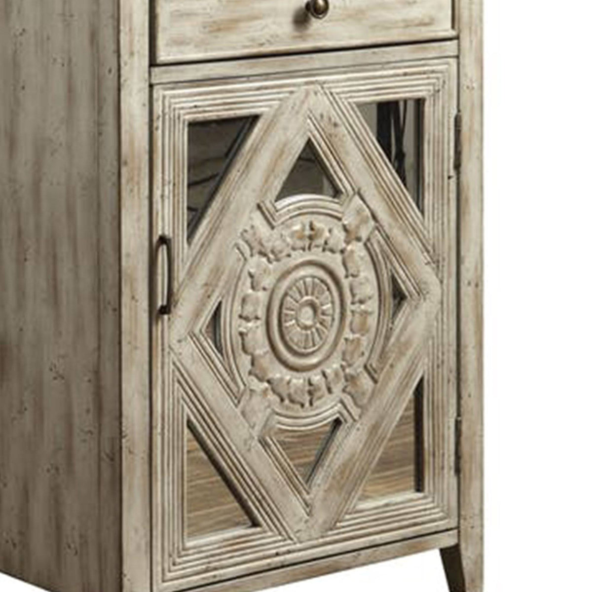 Antique White Side Table H38348
