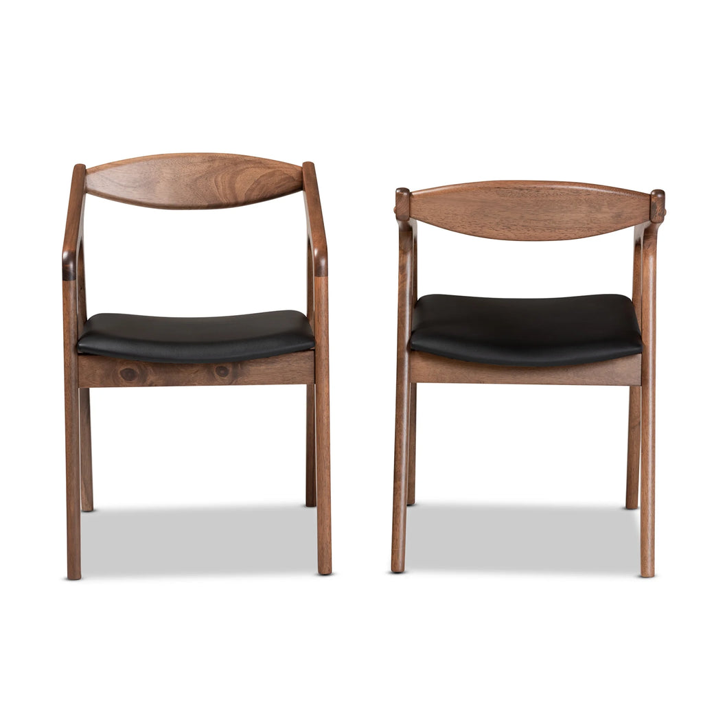 Black Dining Chair Set of 2 Z53813