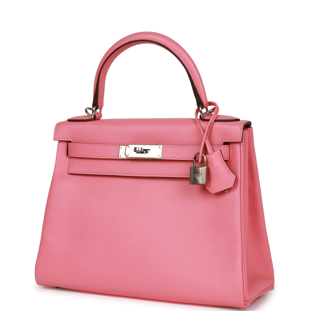 Rose D'Ete Verso Evercolor Palladium Hardware Handbag L8743