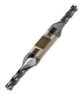 7/16x22 4 Flute Double End Carbide End Mill TiAlN Coated 1/2x22 Shank with Flat J70738