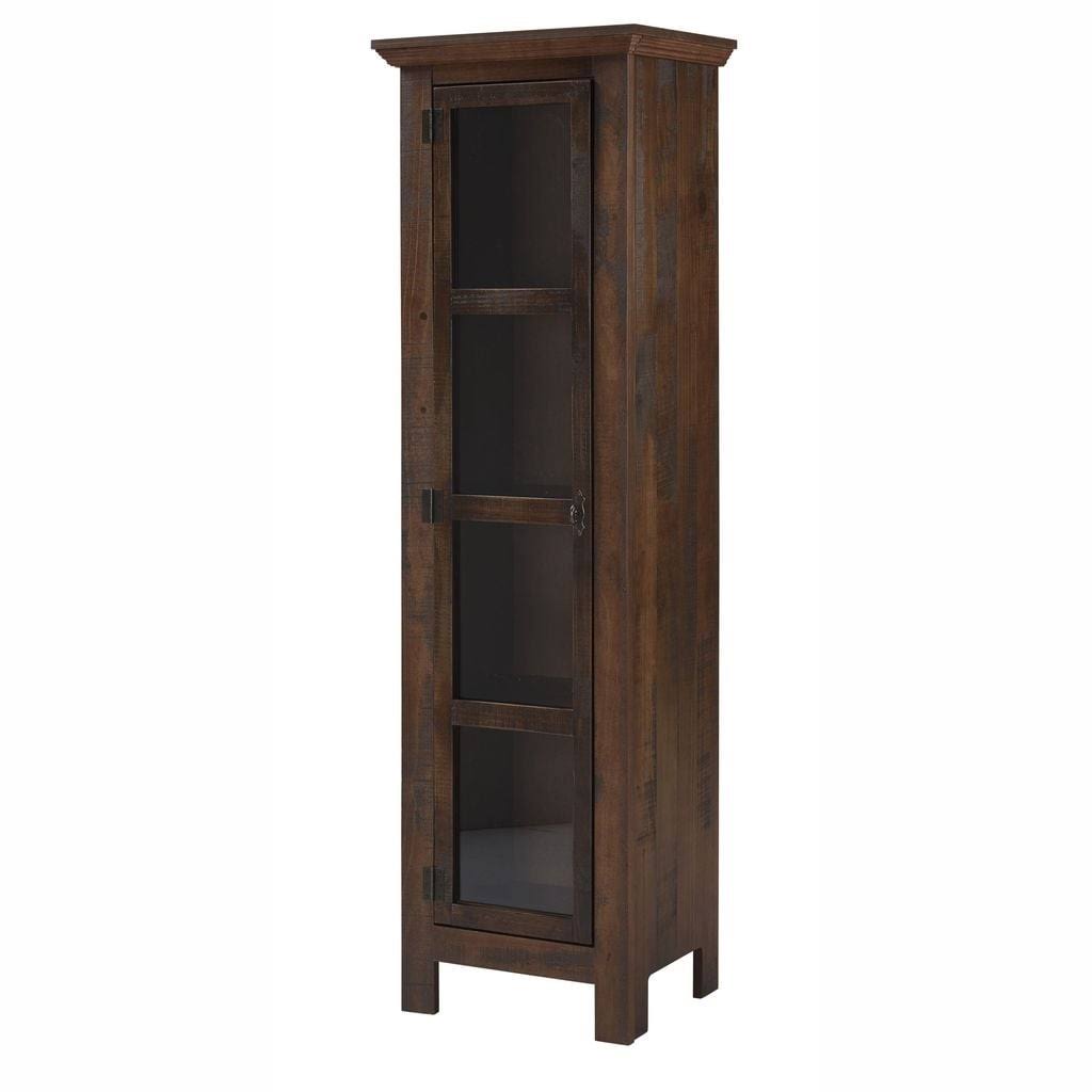 Narrow Cabinet Glass Door - Walnut Y516874