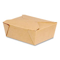 Natural-Paperboard Take-Out Box, Brown, 300/Carton U21296