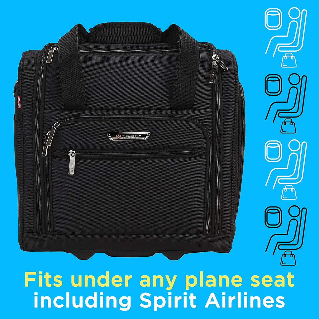 15" Rolling Underseater Carry-On Luggage with USB Port I20096