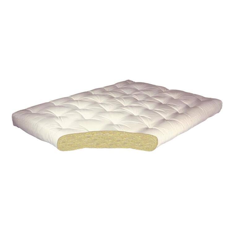 King Futon Mattress Black Microfiber S787114