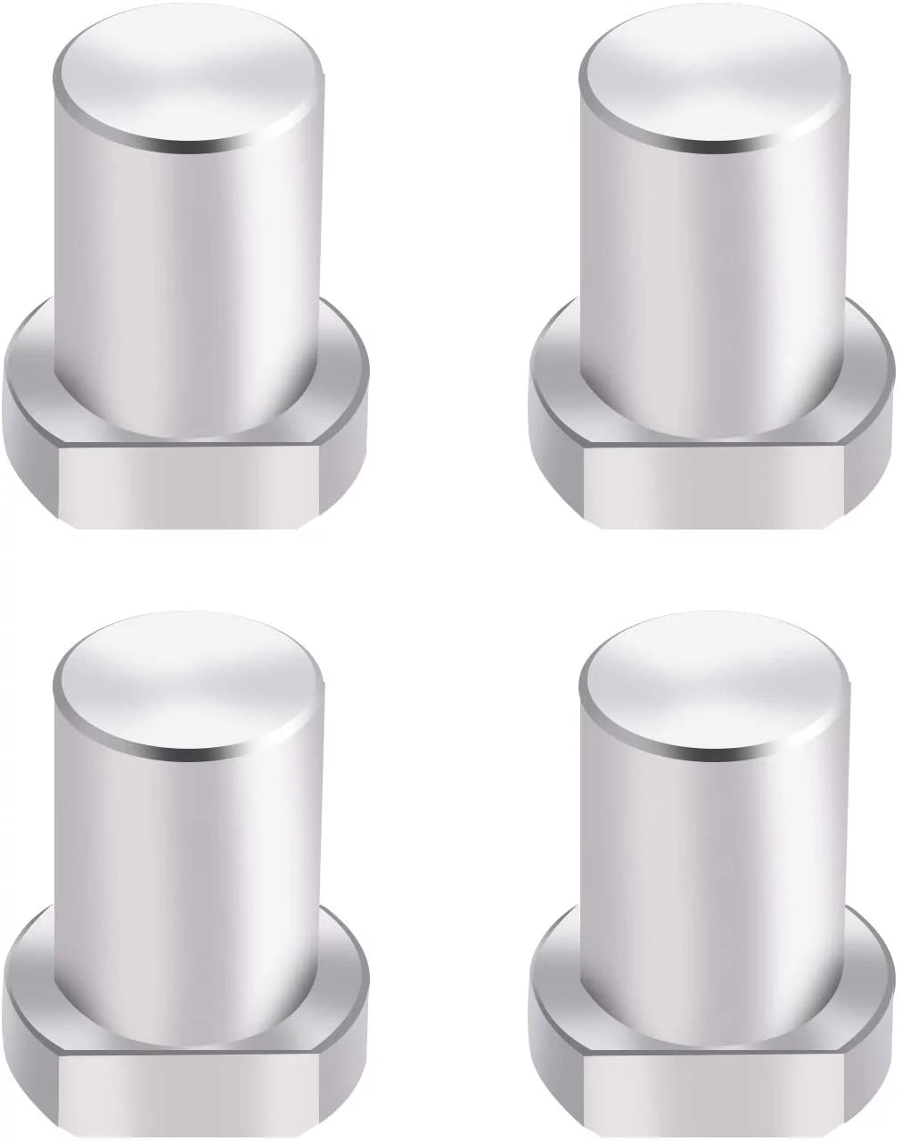 4 Pack Stainless Steel Bench Dogs for 20mm Dog Hole W249396