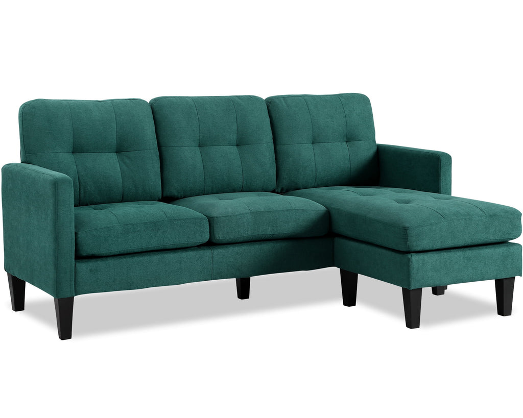 Modern Reversible Chaise L-Shaped Sectional Sofa D211603