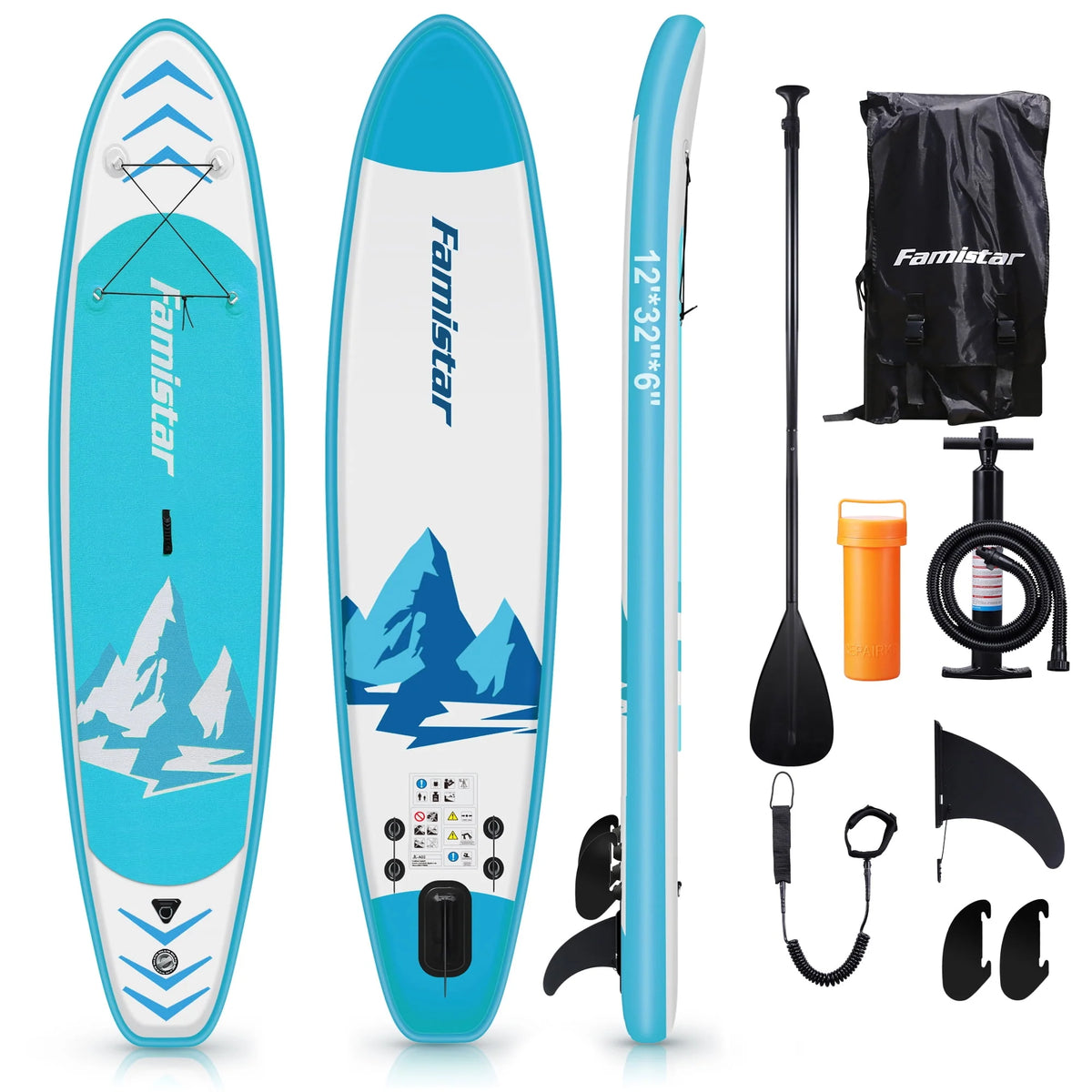 10' Inflatable Stand Up Paddle Board Non-Slip Deck S624991