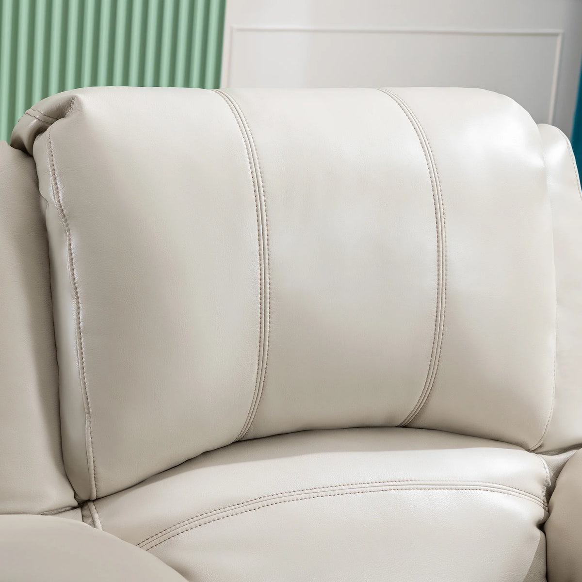 38.19" Wide Manual Swivel Rocker Recliner Chair with Massager and Heat P19712