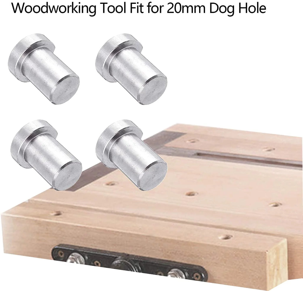 4 Pack Stainless Steel Bench Dogs for 20mm Dog Hole W249396