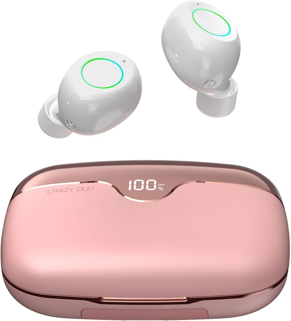 4500mAh Portable Charger USB C Battery Pack, 2500mAh Wireless Earbuds, Power Bank, Pack of 2 G6825