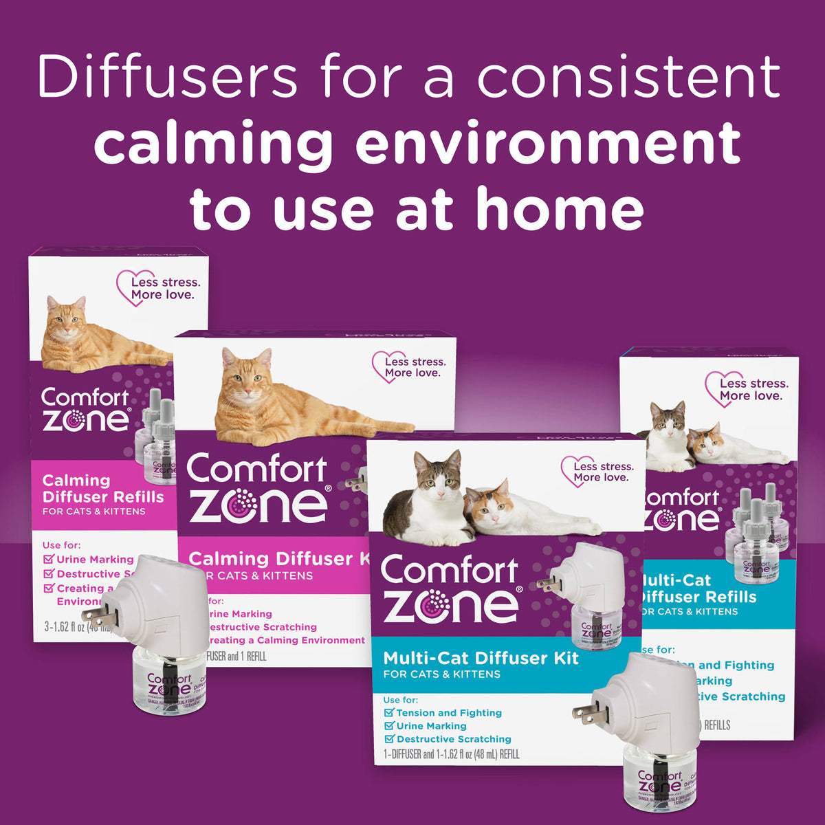 Comfort Zone Cat Multicat Diffuser Refill 6 Pack D838628