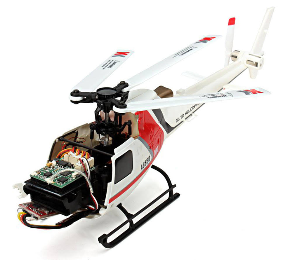 6CH Brushless RC Helicopter with 4pcs 500mAh Lipo Battery K88330