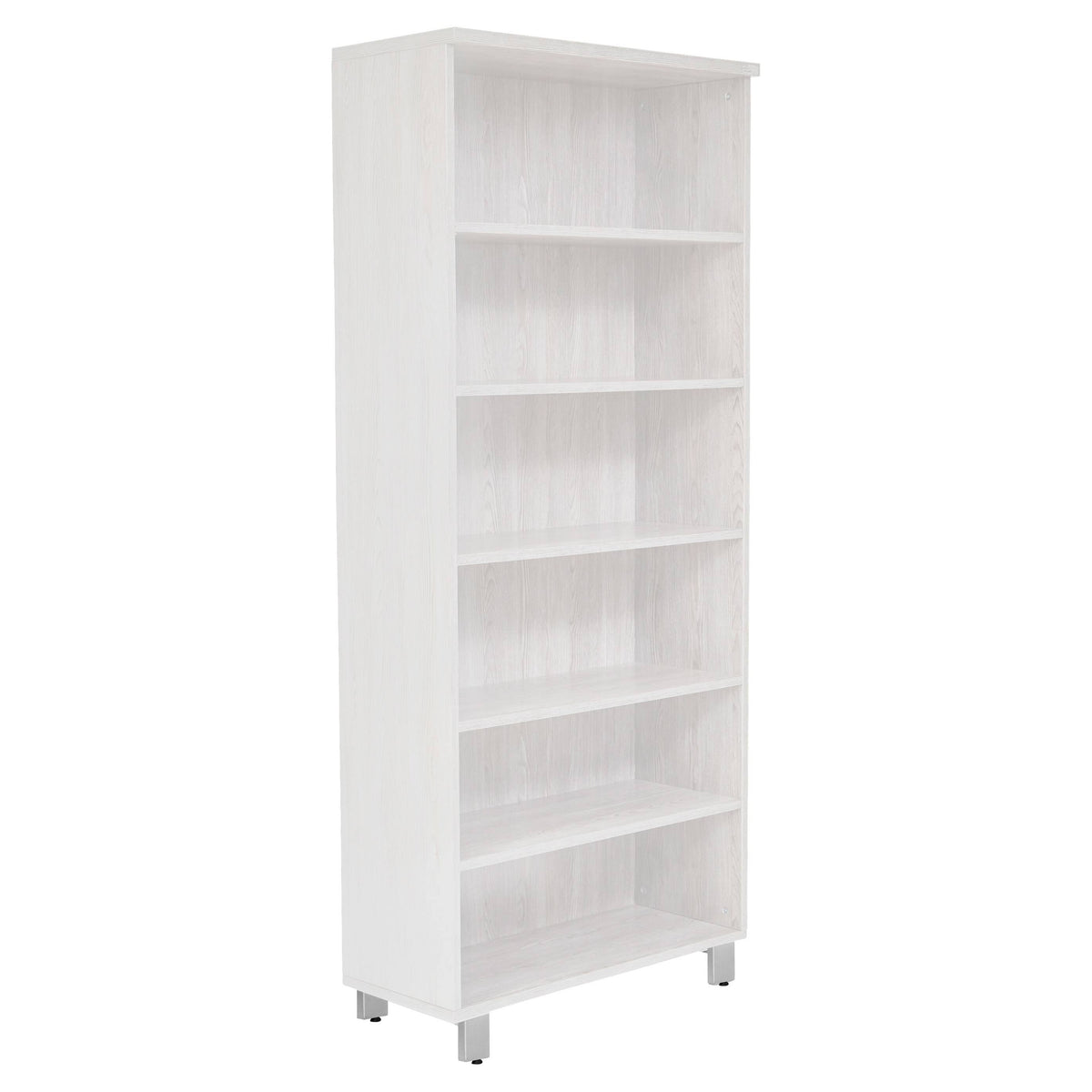 Contemporary Bookcase with 6 Shelves in Gray B952951