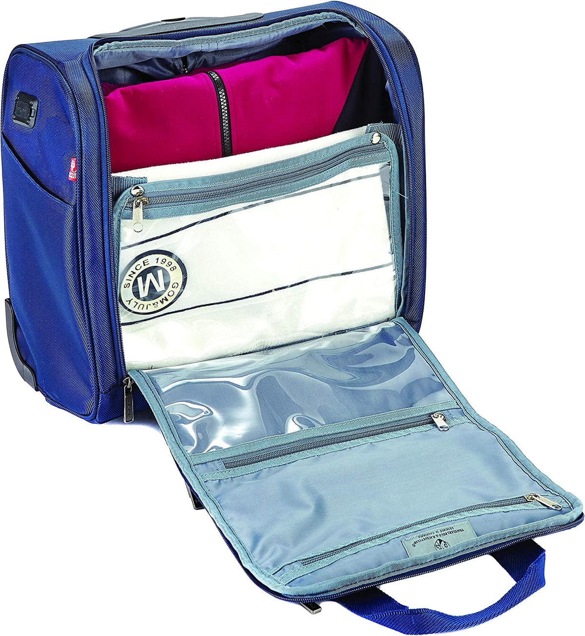 15" Rolling Underseater Carry-On Luggage with USB Port I20096