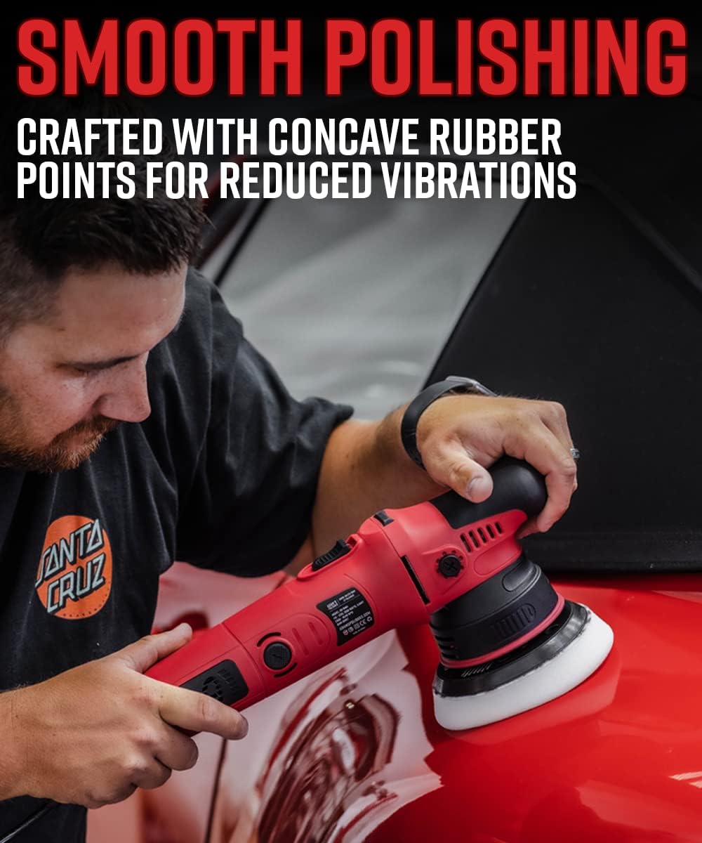 9mm Dual Action Car Polisher Polishing Kit with Polish, Compound & Pads L5520