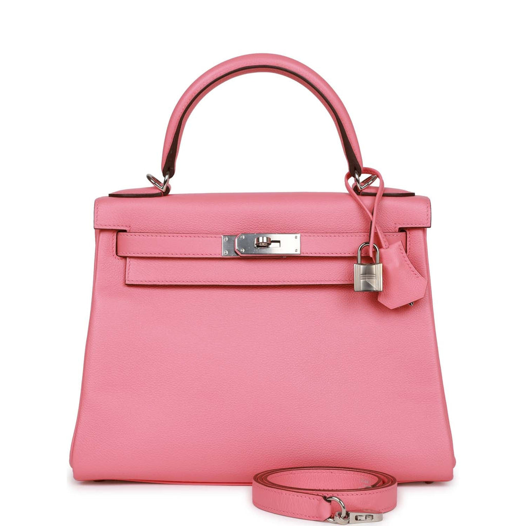 Rose D'Ete Verso Evercolor Palladium Hardware Handbag L8743