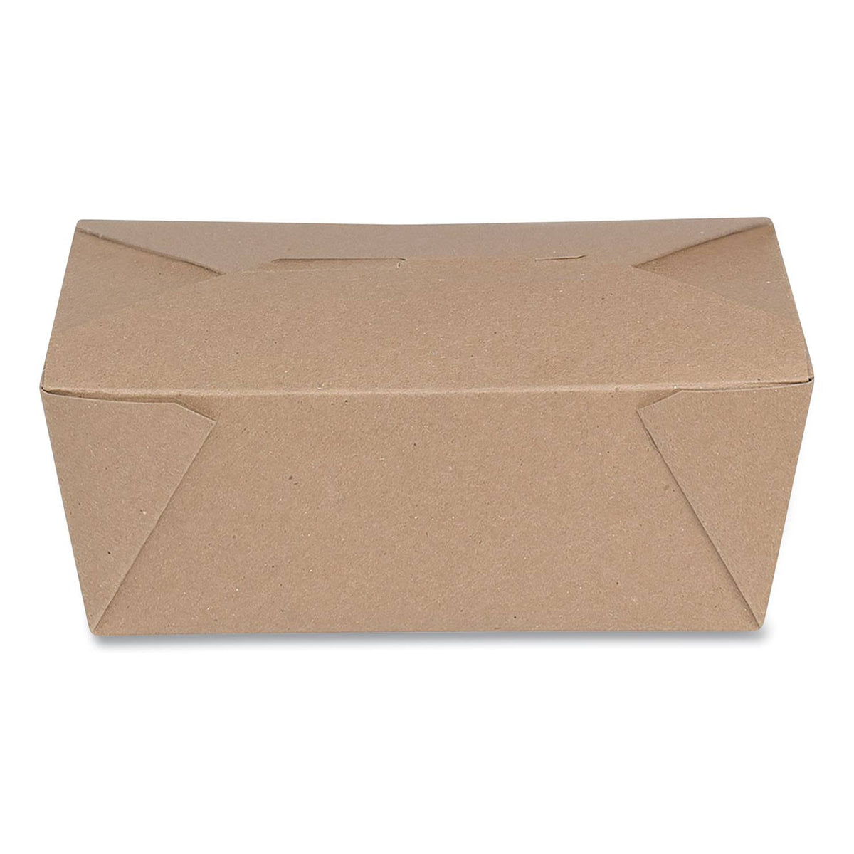 Natural-Paperboard Take-Out Box, Brown, 300/Carton U21296