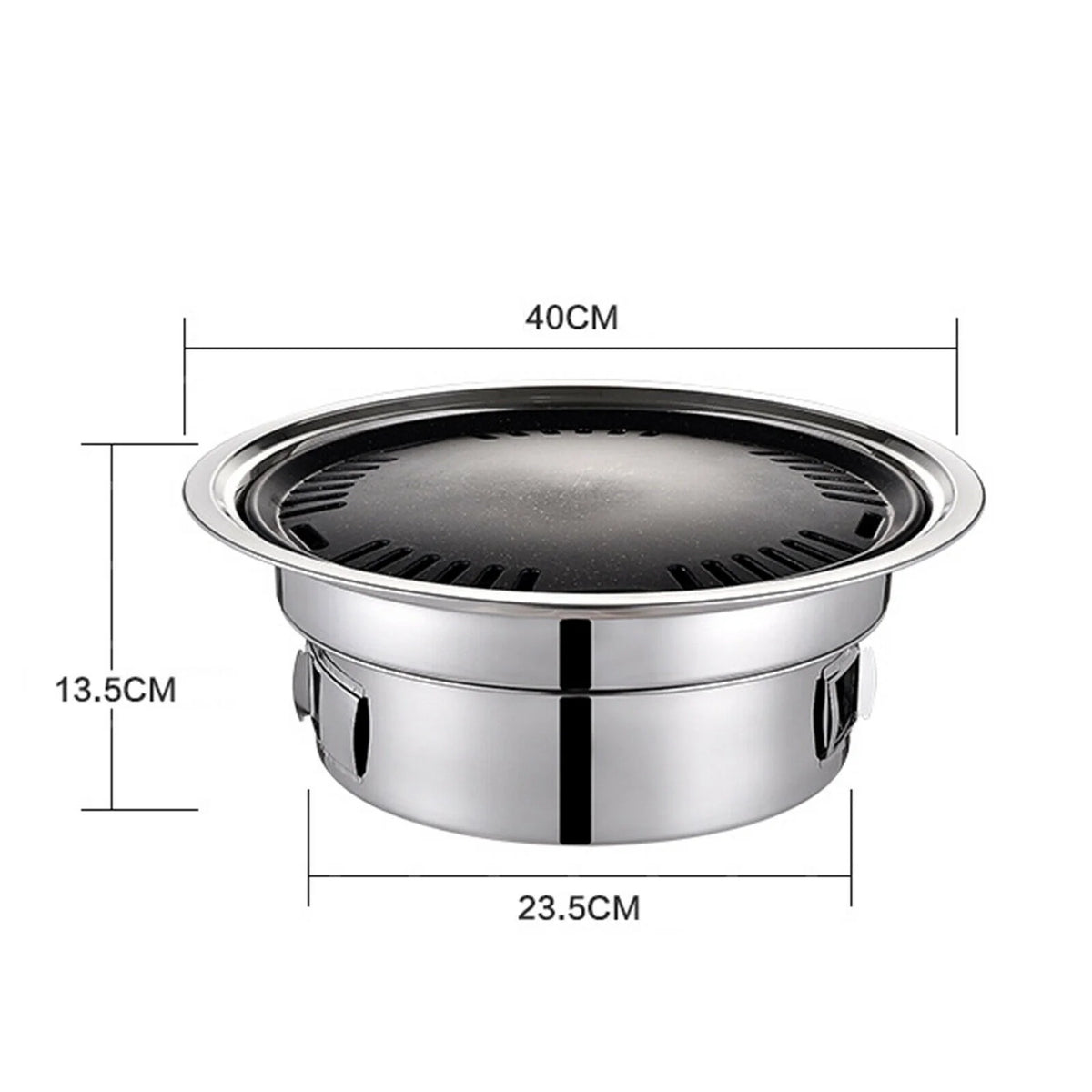 Portable Round Charcoal BBQ Grill B46378