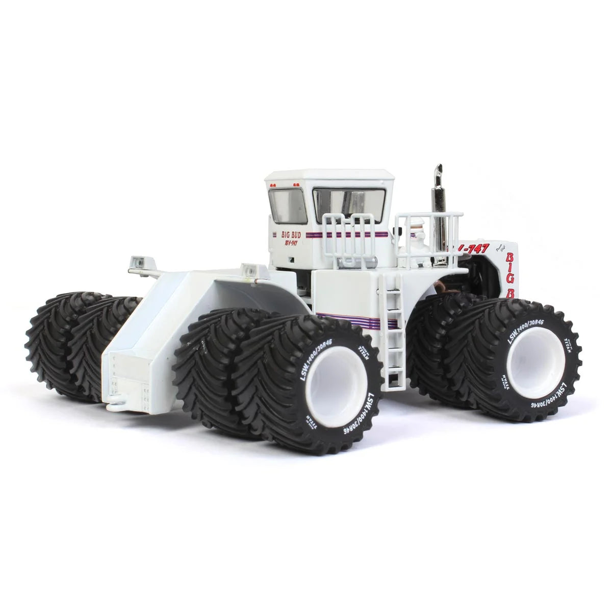 1/64 High Detail Big Bud 16V-747 Silver Series Detroit 1100 HP Titan LSW Goodyear Tire Edition W171980