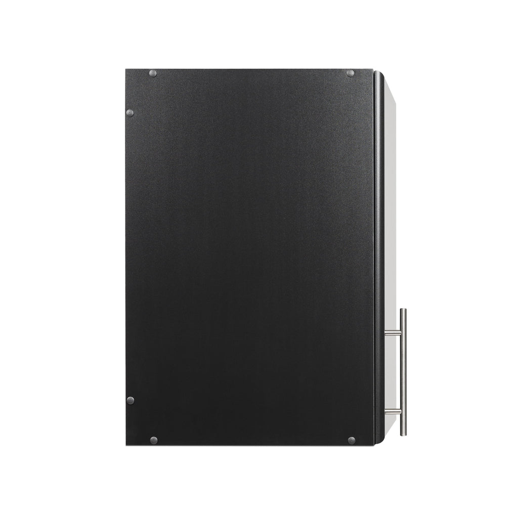 Black 16" Wall Cabinet with 1 Adjustable Shelf H924360