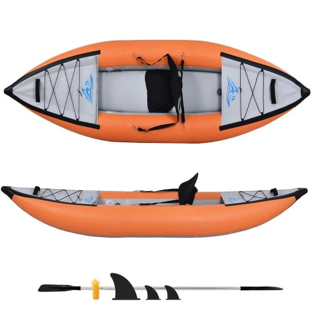 Foldable Inflatable 2 Person Kayak Set with Paddle & Air Pump Z154404