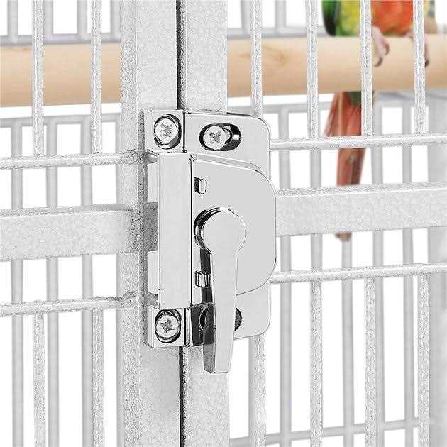 Rolling Metal Parrot Cage with Playtop Q170